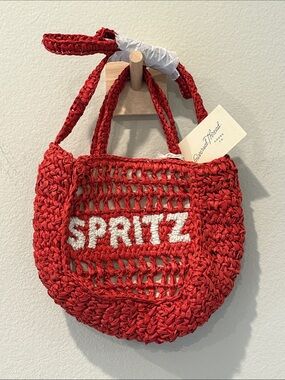 Universal Thread Red Woven 'SPRITZ' Tote